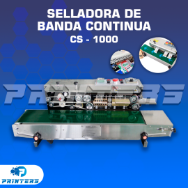 Selladora de Bolsas con Banda Continua CS‑1000