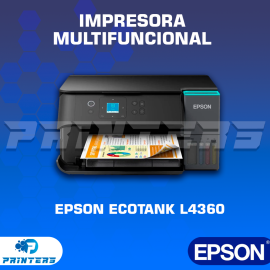 Impresora Multifuncional Epson EcoTank L4360 – Wi-Fi, Doble Cara Automática