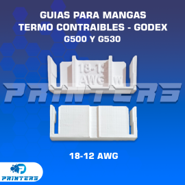 GUIAS PARA MANGAS TERMOCONTRAIBLES COMPATIBLES GODEX G500 Y G530 – 18-12 AWG