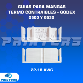 GUIAS PARA MANGAS TERMOCONTRAIBLES COMPATIBLES GODEX G500 Y G530 – 22-18 AWG