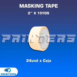 Cinta Masking Tape 2'' x 15yds x caja 24und