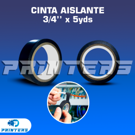 Cintas Aislantes 3/4" x 5 Yardas – Caja x 200 UND