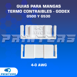 GUIAS PARA MANGAS TERMOCONTRAIBLES COMPATIBLES GODEX G500 Y G530 – 04-0 AWG