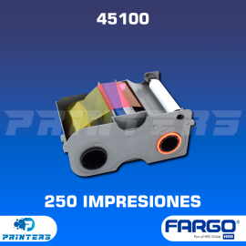 Cintas Ribbon Fargo 45100 Full Color Para Impresoras De Carnets Para DTC4000 y DTC4250e