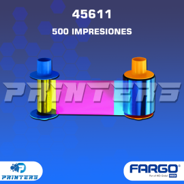 Cinta Ribbon Fargo 045611 para Impresora de Carnets DTC1500 – 500 Impresiones