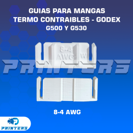 GUIAS PARA MANGAS TERMOCONTRAIBLES COMPATIBLES GODEX G500 Y G530 – 8-4 AWG