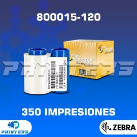 CINTA RIBBON ZEBRA 800015-120 LAMINA DE SEGURIDAD PARA IMPRESORA DE CARNETS ZEBRA