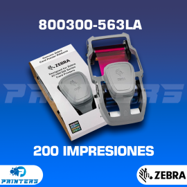 Cintas Ribbon Zebra 800300-563LA Efecto marca de agua para impresoras de carnets Zebra ZC300