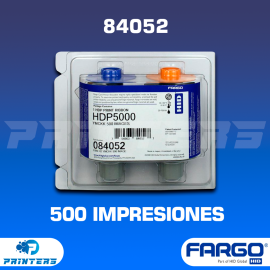 Cintas Ribbon Fargo 84052 Para Impresoras De Carnets HDP5000 - 500 IMPRESIONES