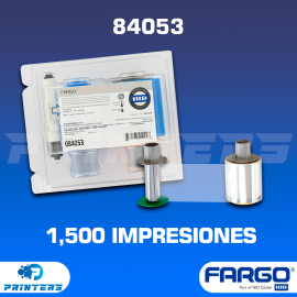 Cintas Ribbon Fargo 84053 Para Impresoras De Carnets HDP5000 -1,500 IMPRESIONES