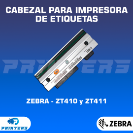 CABEZAL PARA IMPRESORA INDUSTRIAL DE ETIQUETAS ZEBRA ZT410 Y ZT411 203DPI