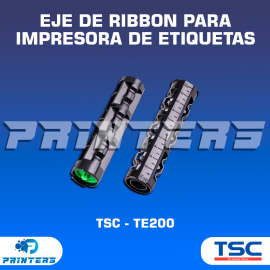 EJE DE SOPORTE DE RIBBON PARA IMPRESORA DE ETIQUETAS TSC - TE200