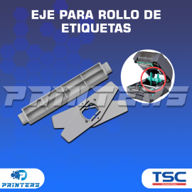 EJE PARA ROLLO DE ETIQUETAS PARA IMPRESORA TÉRMICA