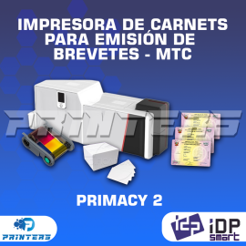 Impresora De Carnets Con Laminadora Para Emisión De Brevetes – MTC – Evolis Primacy 2