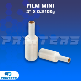 Film Mini Stretch 3” x 0.210 kg con mango para embalaje – Altura 12.5 Cm – Caja X24 Unid