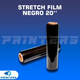 Stretch Film Negro de 20'' x 1.2kg Altura 50cm - Caja x4 unid