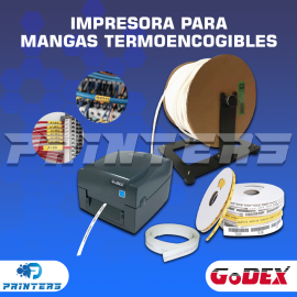 Pack Impresora de Mangas Termoencogibles Godex G500