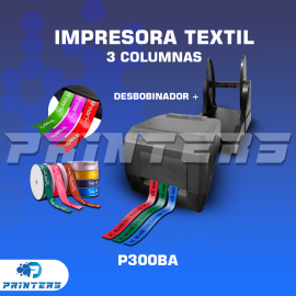 IMPRESORA TEXTIL A 3 COLUMNAS PRINTERS P300BA