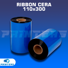 Ribbon Cera 110x300 para impresoras de etiquetas