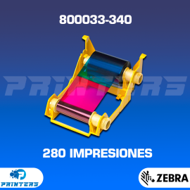 Cintas Ribbon Zebra 800033-340 Full Color 280 IMG