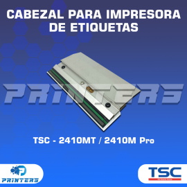 CABEZAL PARA IMPRESORA INDUSTRIAL DE ETIQUETAS TSC TTP-2410MT / TTP-2410M Pro