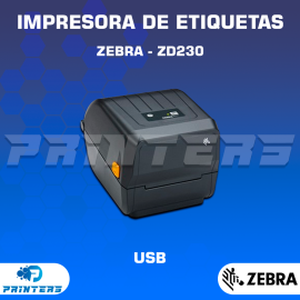 Impresora de Etiqueta Zebra - Conexión USB – ZD230