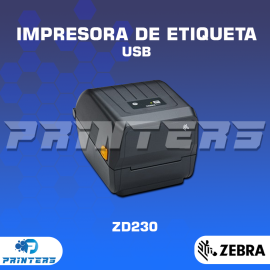 Impresora de Etiqueta Zebra - Conexión USB – ZD230