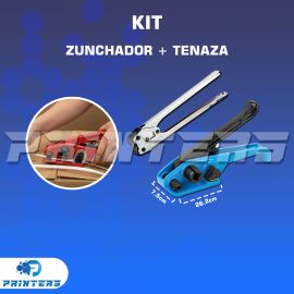 Kit Zunchador + Tenaza - tensionador para rollo de zuncho