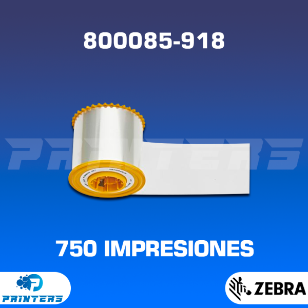 未使用❕碁盤 Cintas Ribbon Zebra 800085-918 Laminador para impresoras de